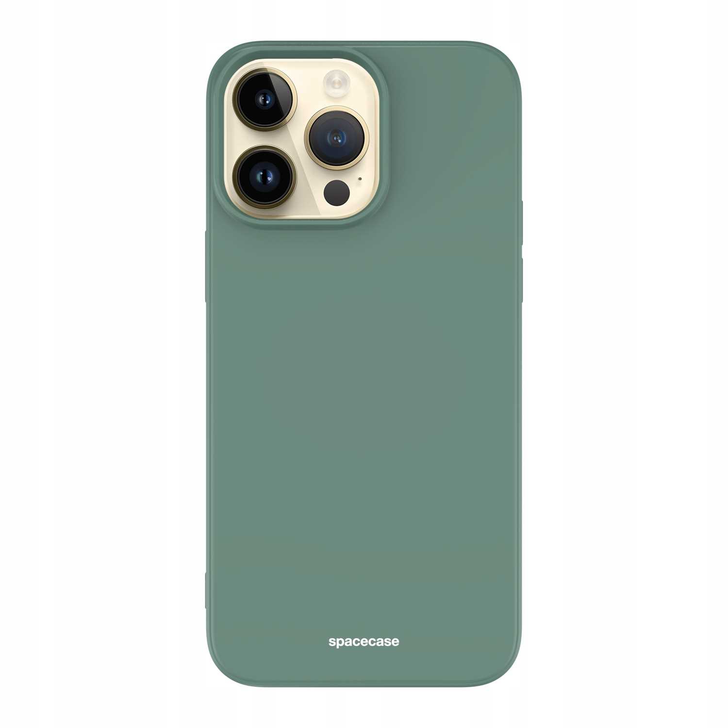 Spacecase Silicone Case iPhone 14 Pro Max dark green