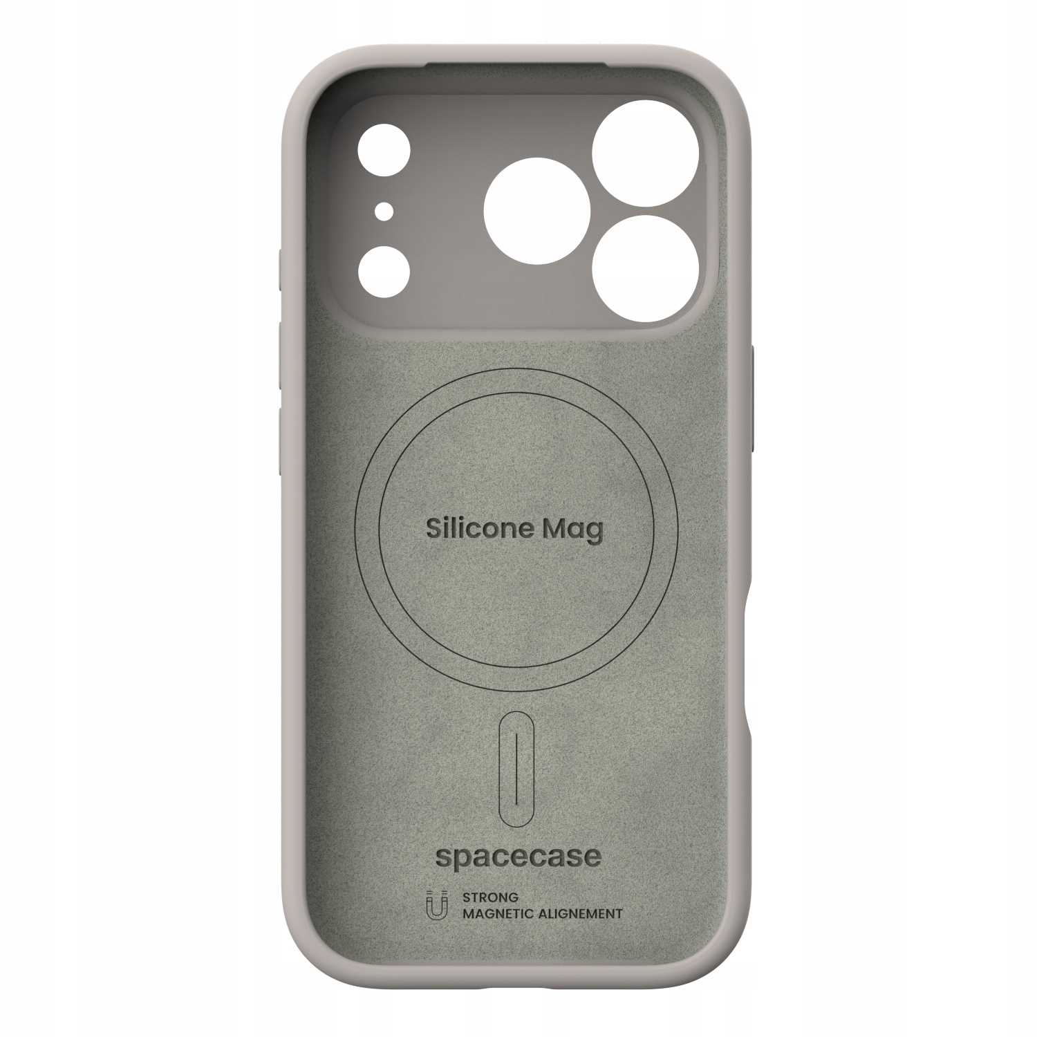 Spacecase Silicone Mag Iphone 17 Pro Max Stone