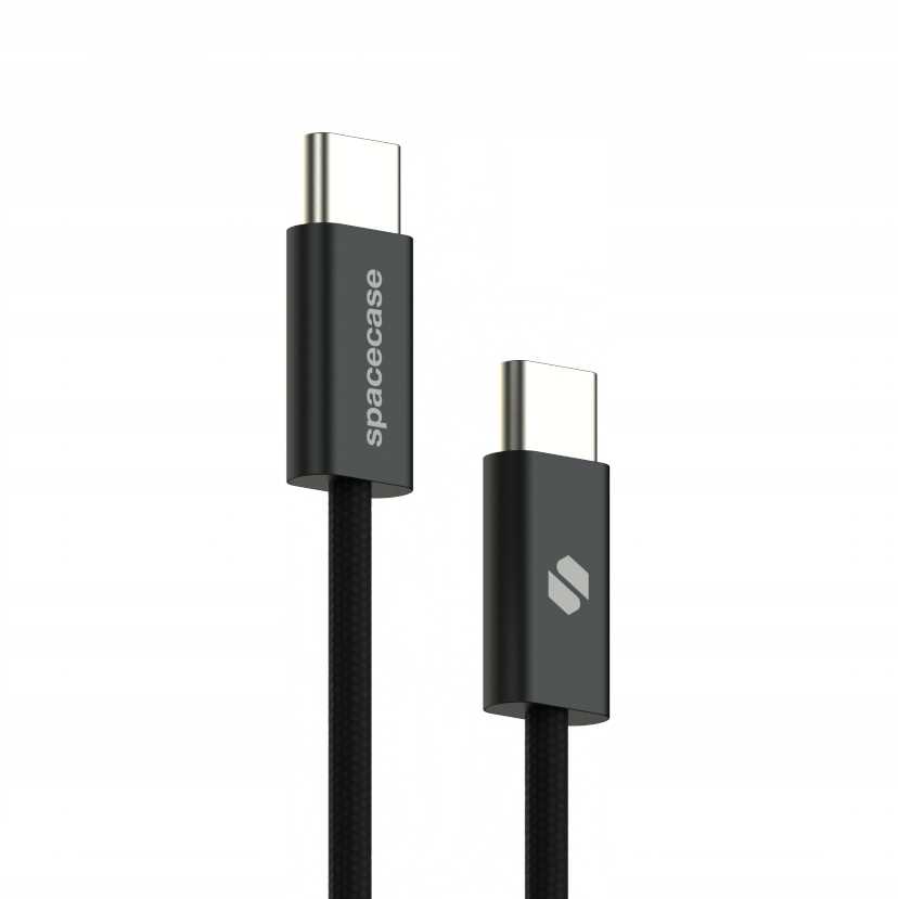 Spacecase USB-C to USB-C Magnetic Cable 1M 100W CL06 black