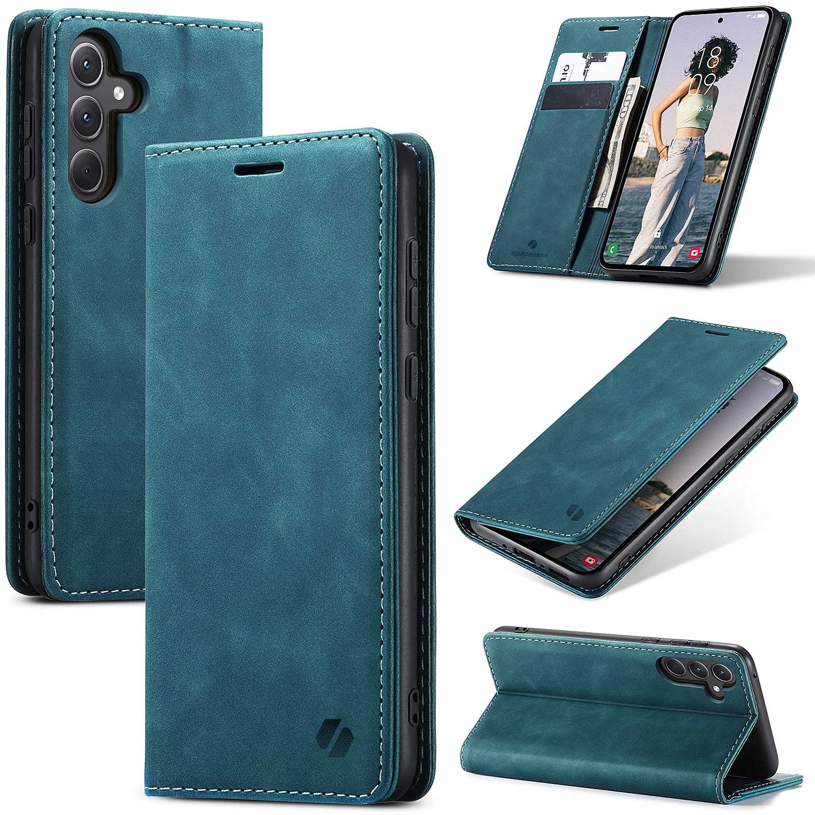 Spacecase Wallet Galaxy A32 5G blue