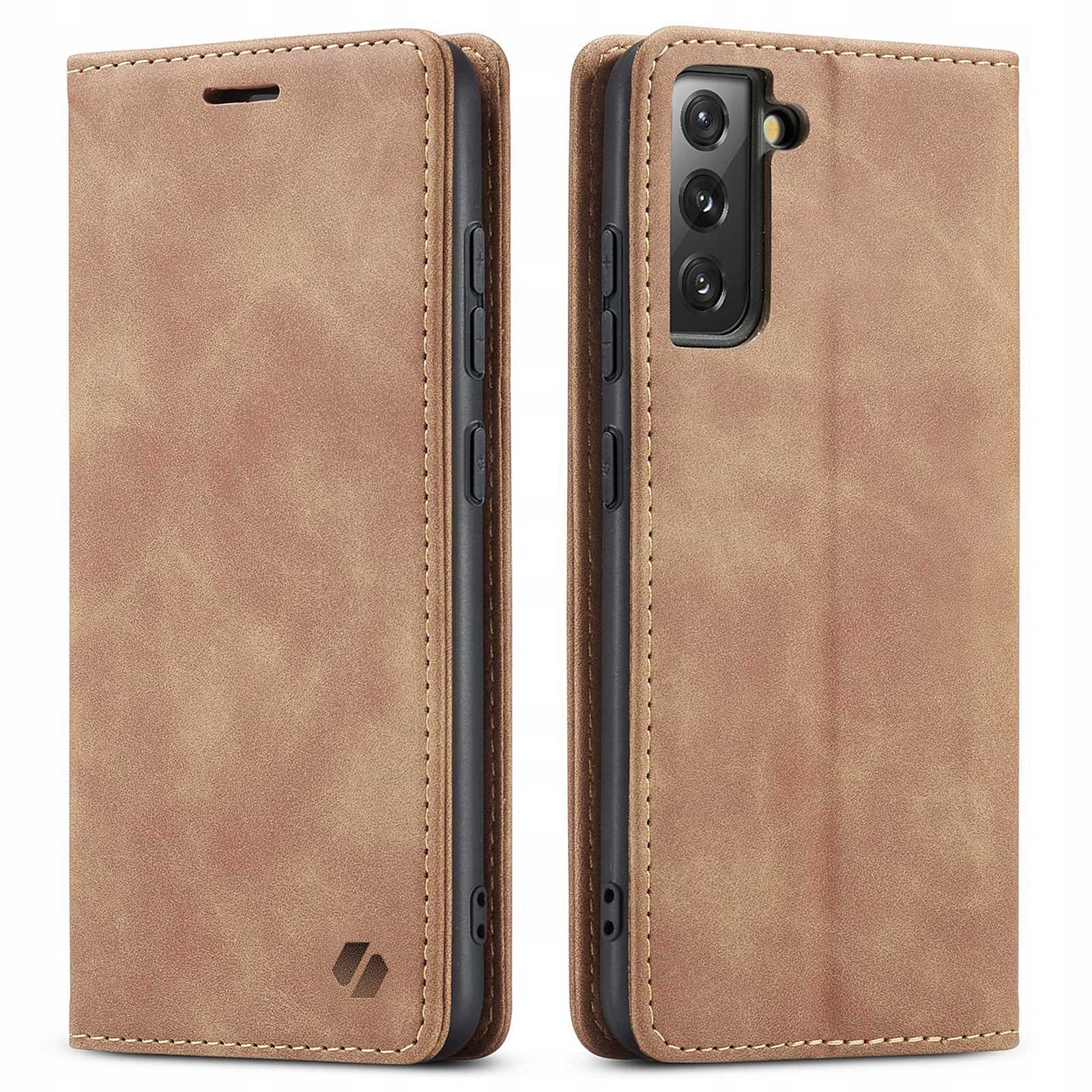Spacecase Wallet Galaxy S22 light brown