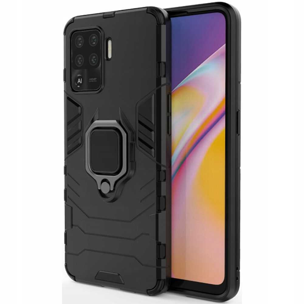 Spacecase X-Ring Oppo Reno 5 Lite czarny