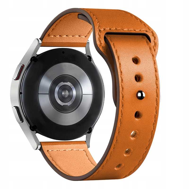 Spacecase Classy Leather Strap 20MM light brown