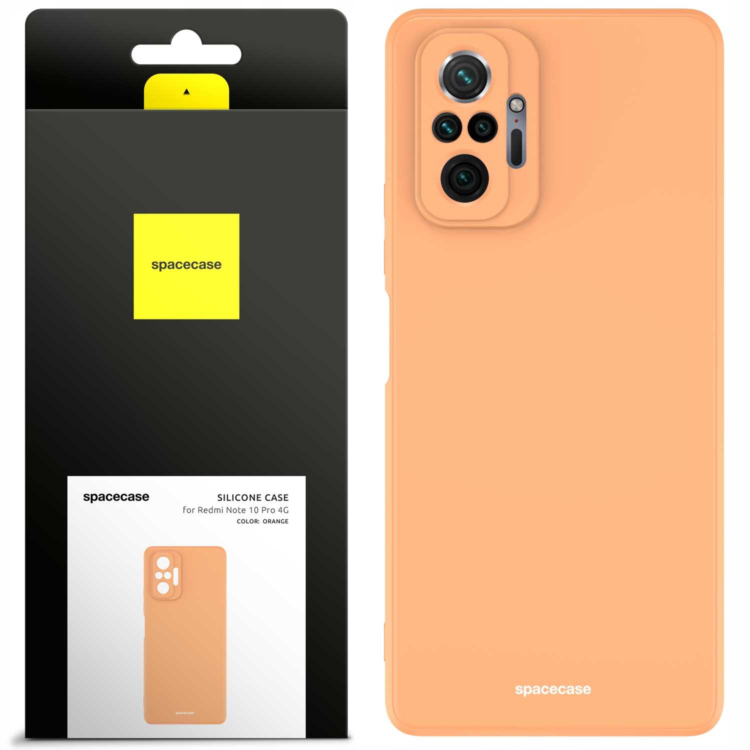 Spacecase Silicone Case Redmi Note 10 Pro Orange