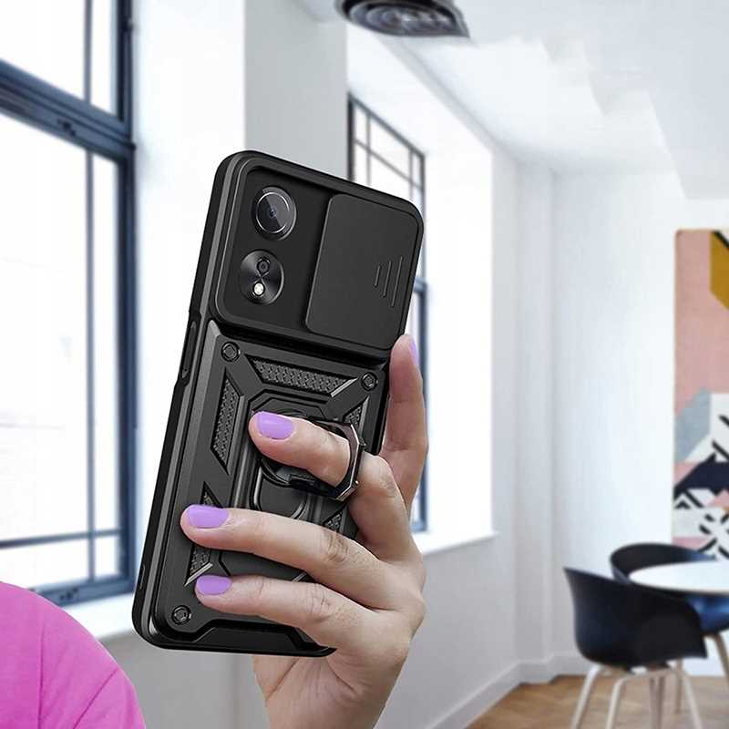 Spacecase Camring Oppo A58 4G Black