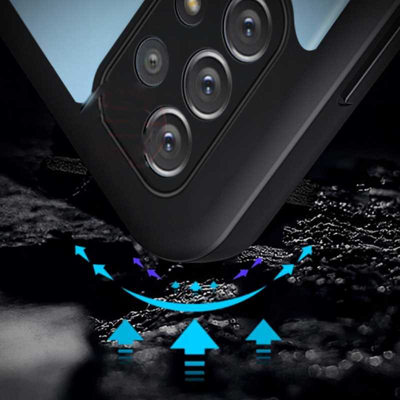 Spacecase Beetle 360 Galaxy A72 Czarny