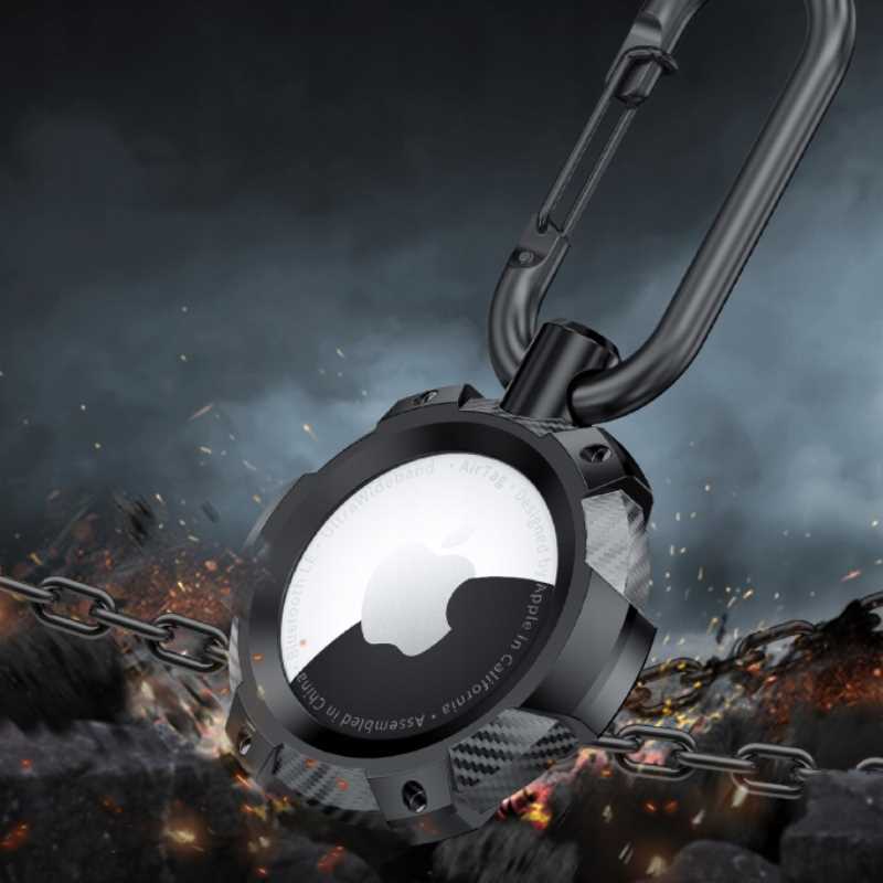 Spacecase Airtag Armor Czarny