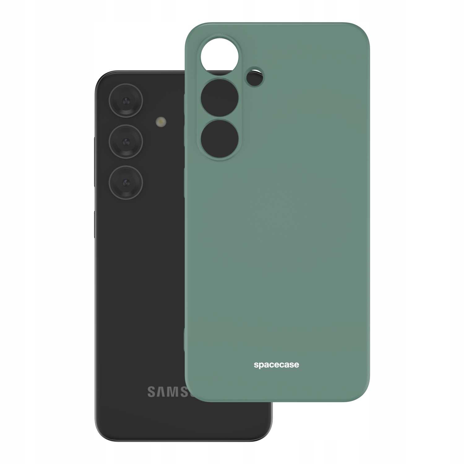 Spacecase Silicone Case Galaxy S24 dark green