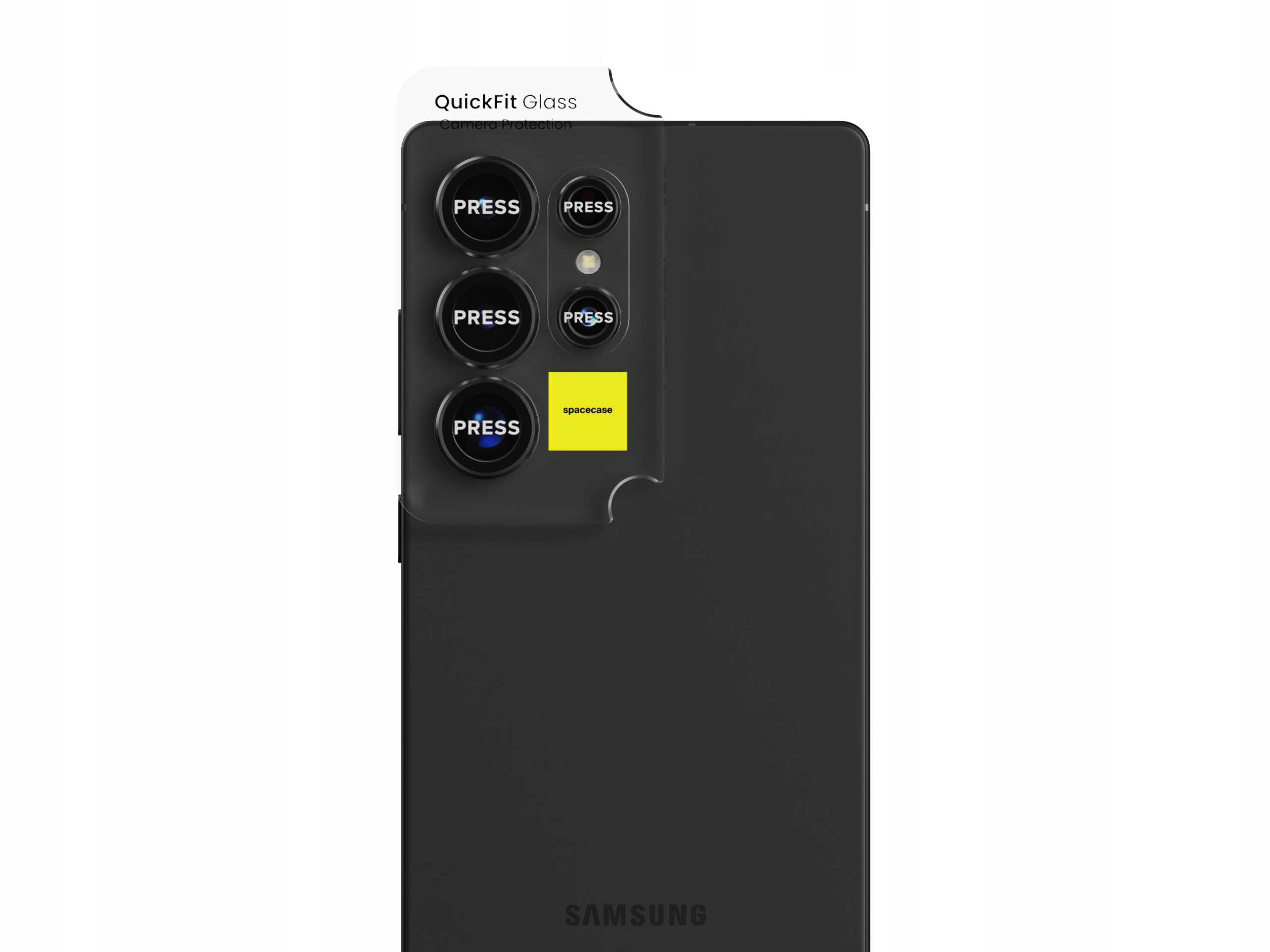 Spacecase QuickFit Camera Galaxy S25 Ultra black