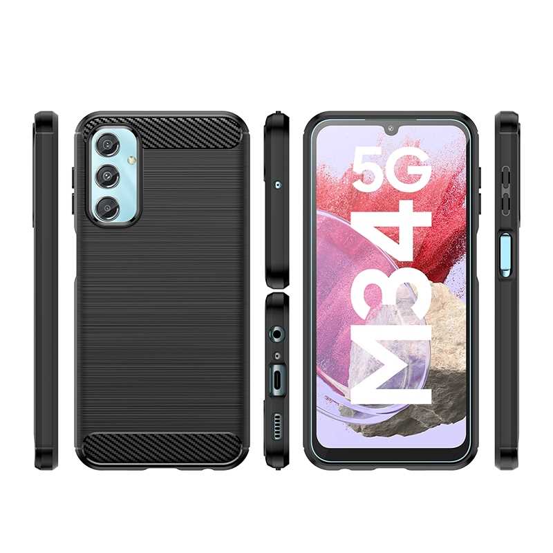 Spacecase Carbon Galaxy M34 5G Black