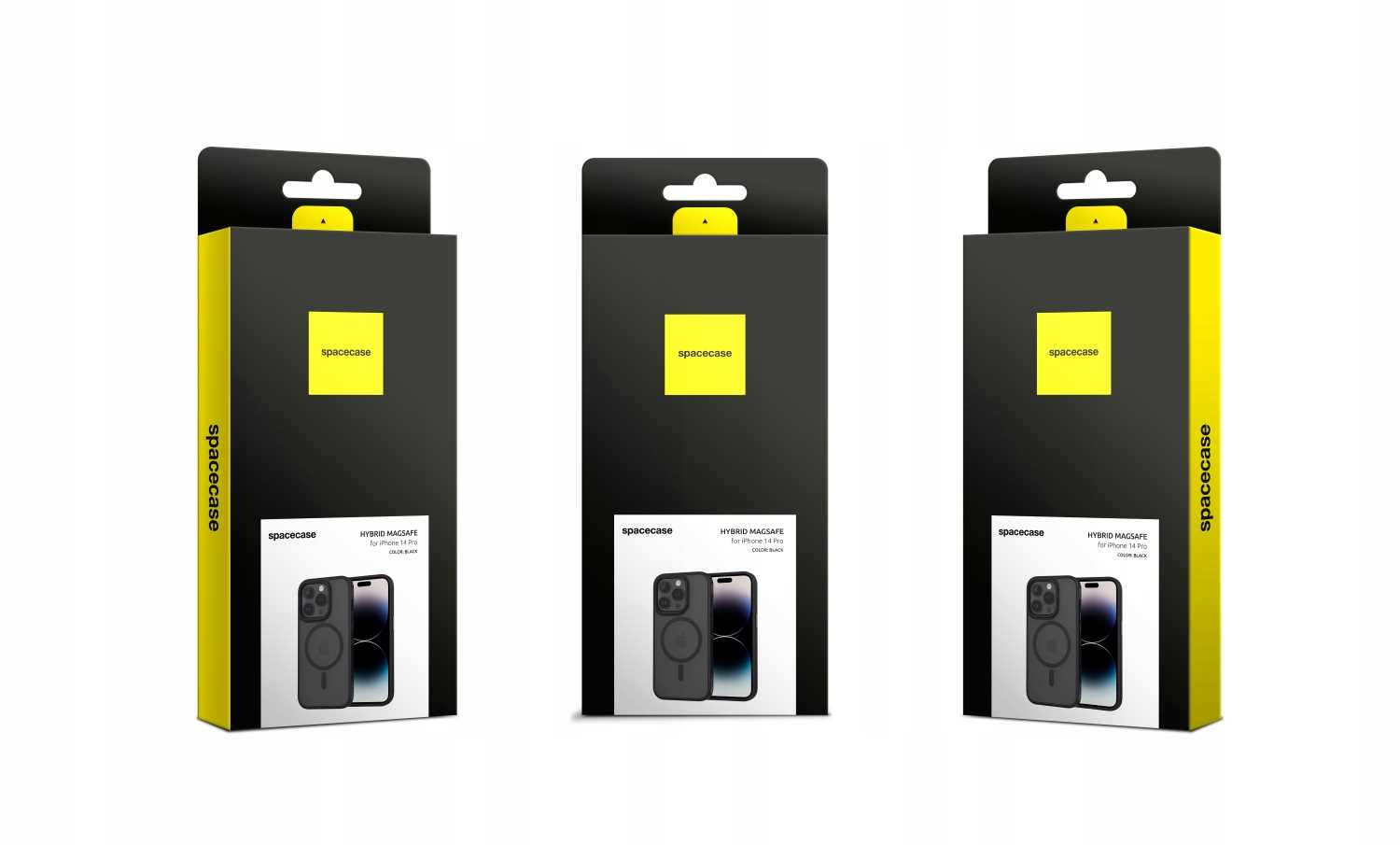 Spacecase Hybrid Mag Iphone 14 Pro Black