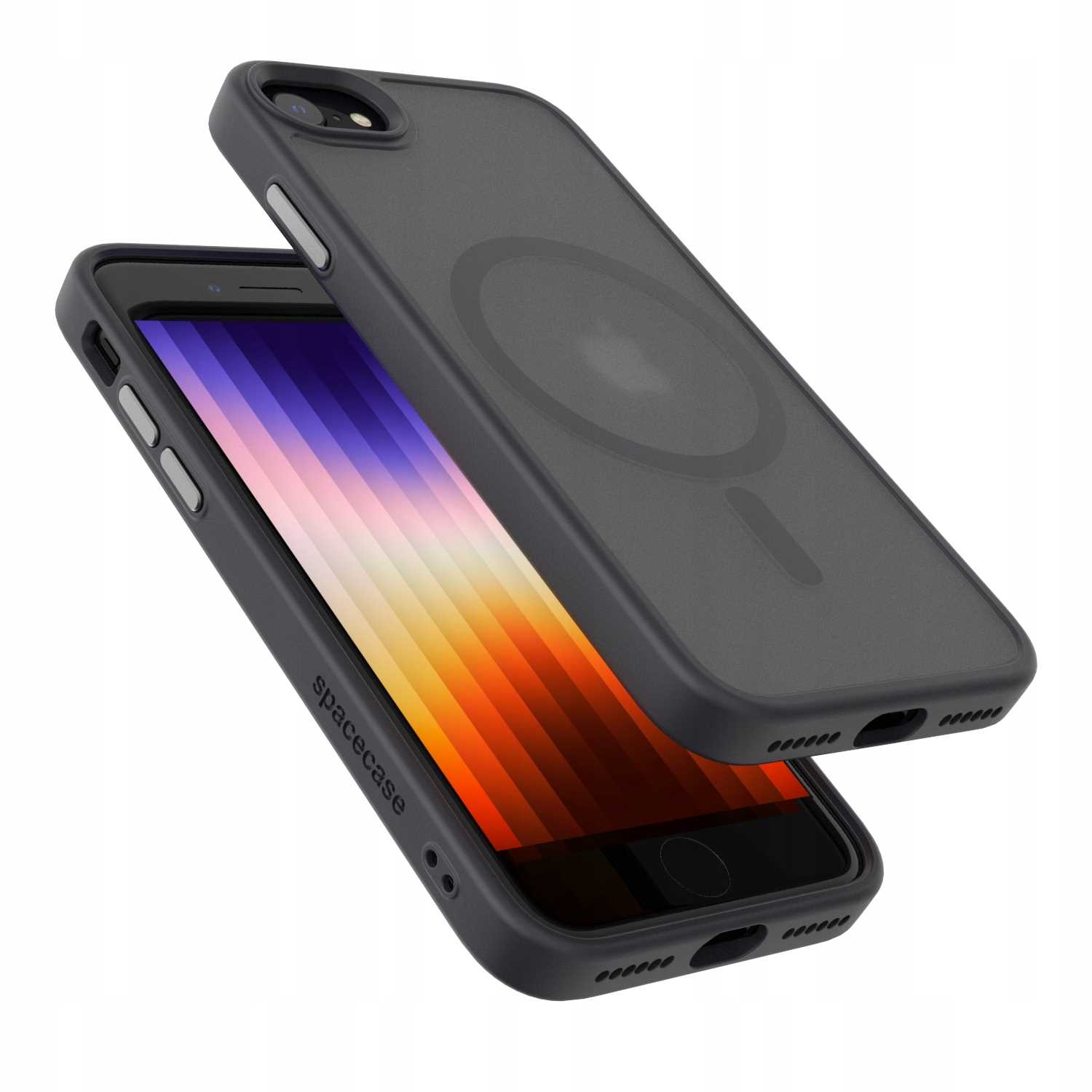 Spacecase Hybrid Mag Iphone 7/8/Se Black