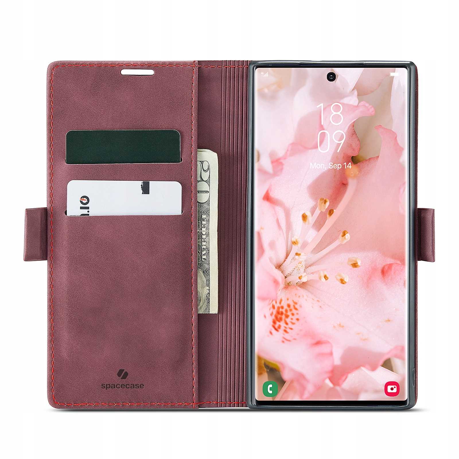 Spacecase Wallet Galaxy S22 Ultra Red