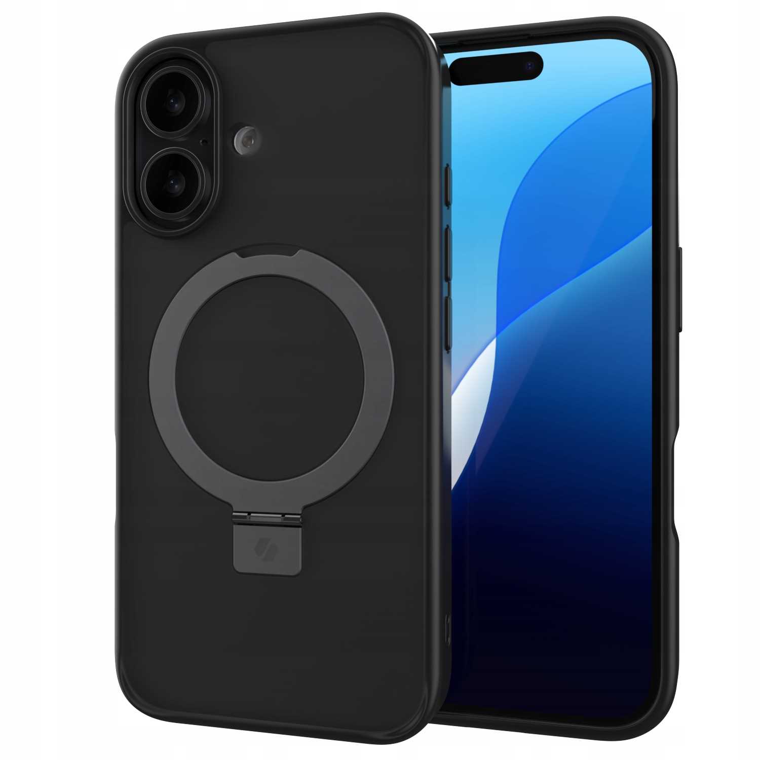 Spacecase Ring Pro Mag Iphone 16 Black