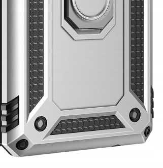 Spacecase Ring NX Galaxy A41 srebrny