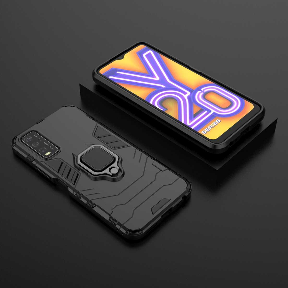 Spacecase X-Ring Vivo Y11S/Y20S Czarny