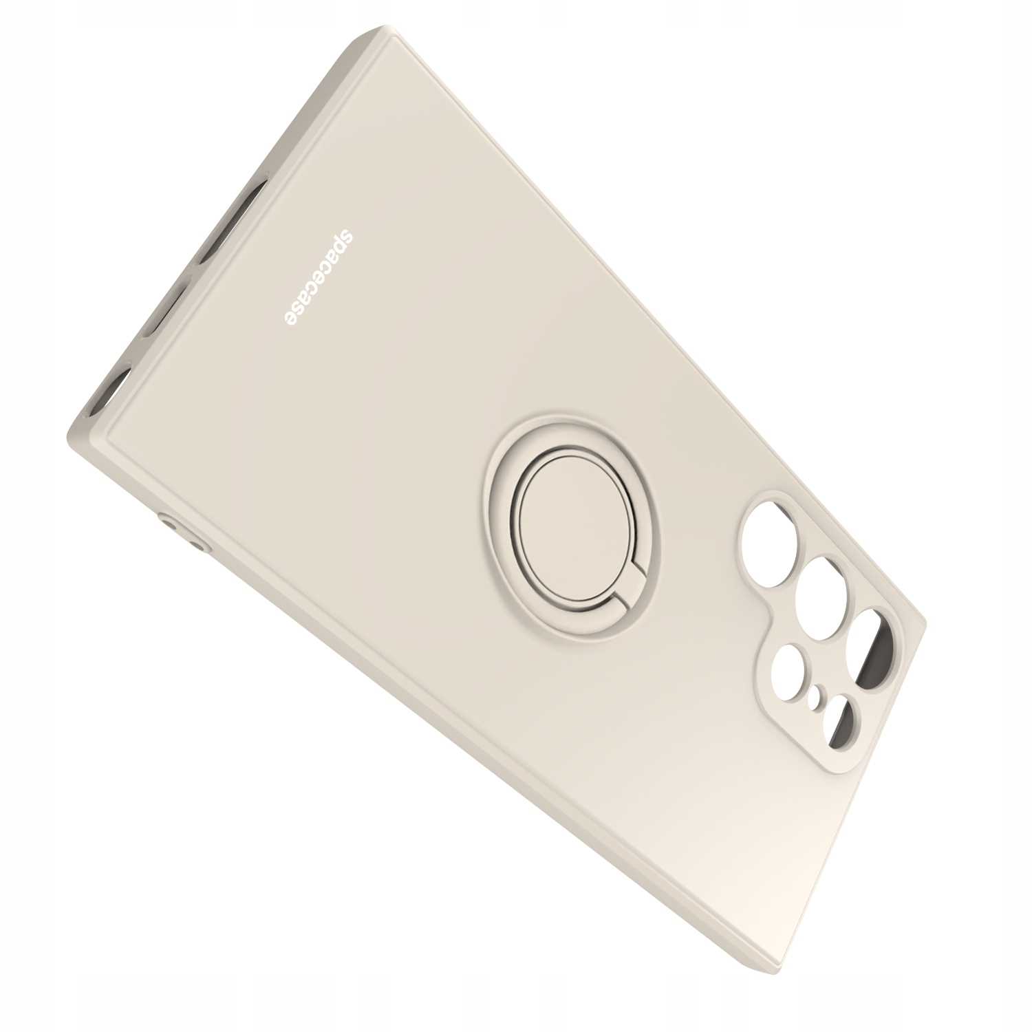 Spacecase Silicone Ring Galaxy S23 Ultra Bone