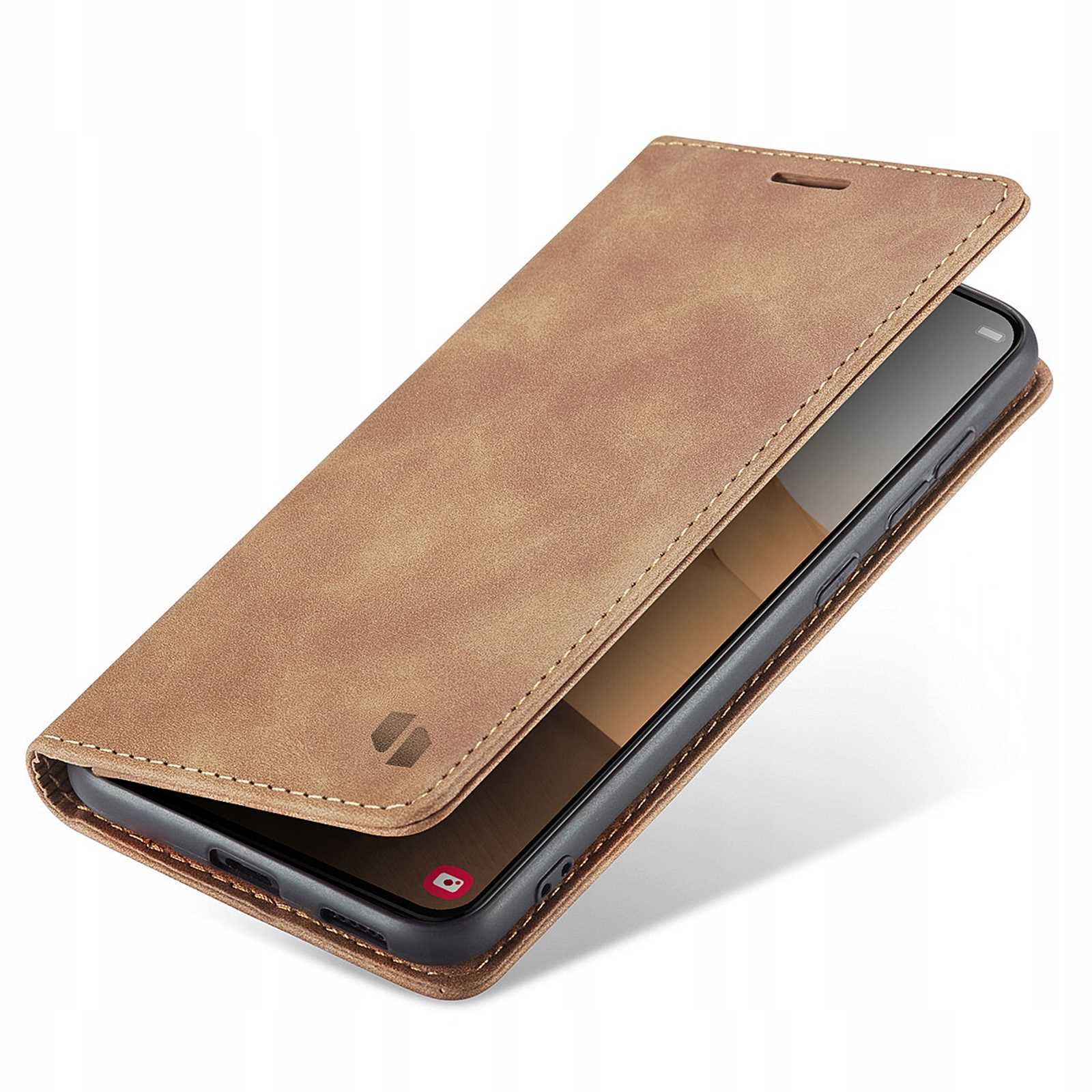 Spacecase Wallet Galaxy S22 light brown