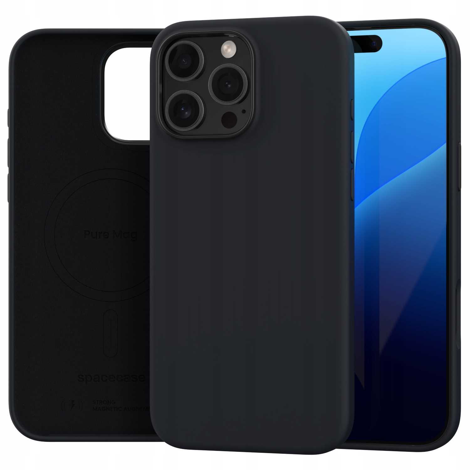 Spacecase Pure Mag Iphone 16 Pro Max Black