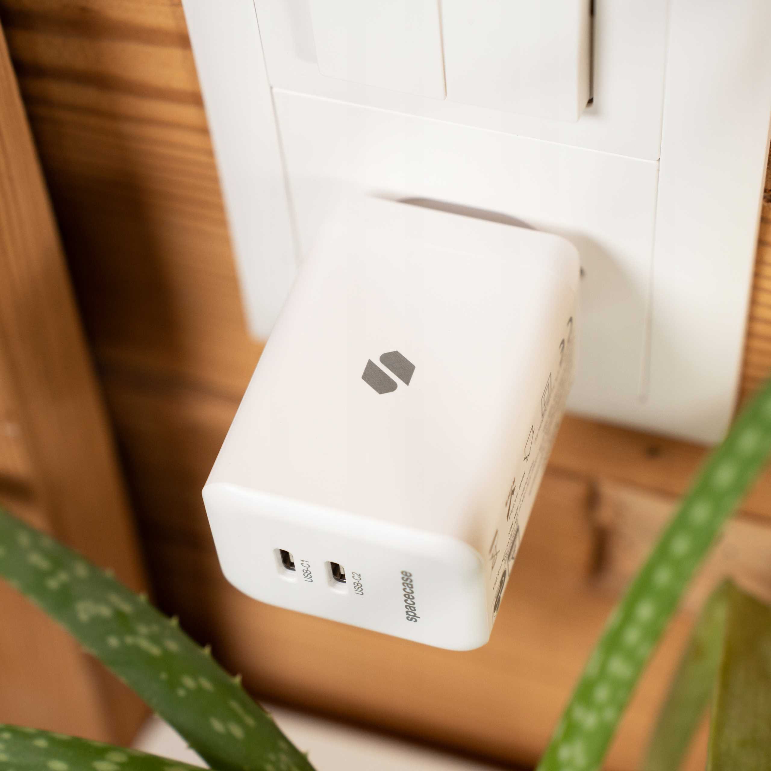 Spacecase Usb Charger 45W Gan Sc007W White