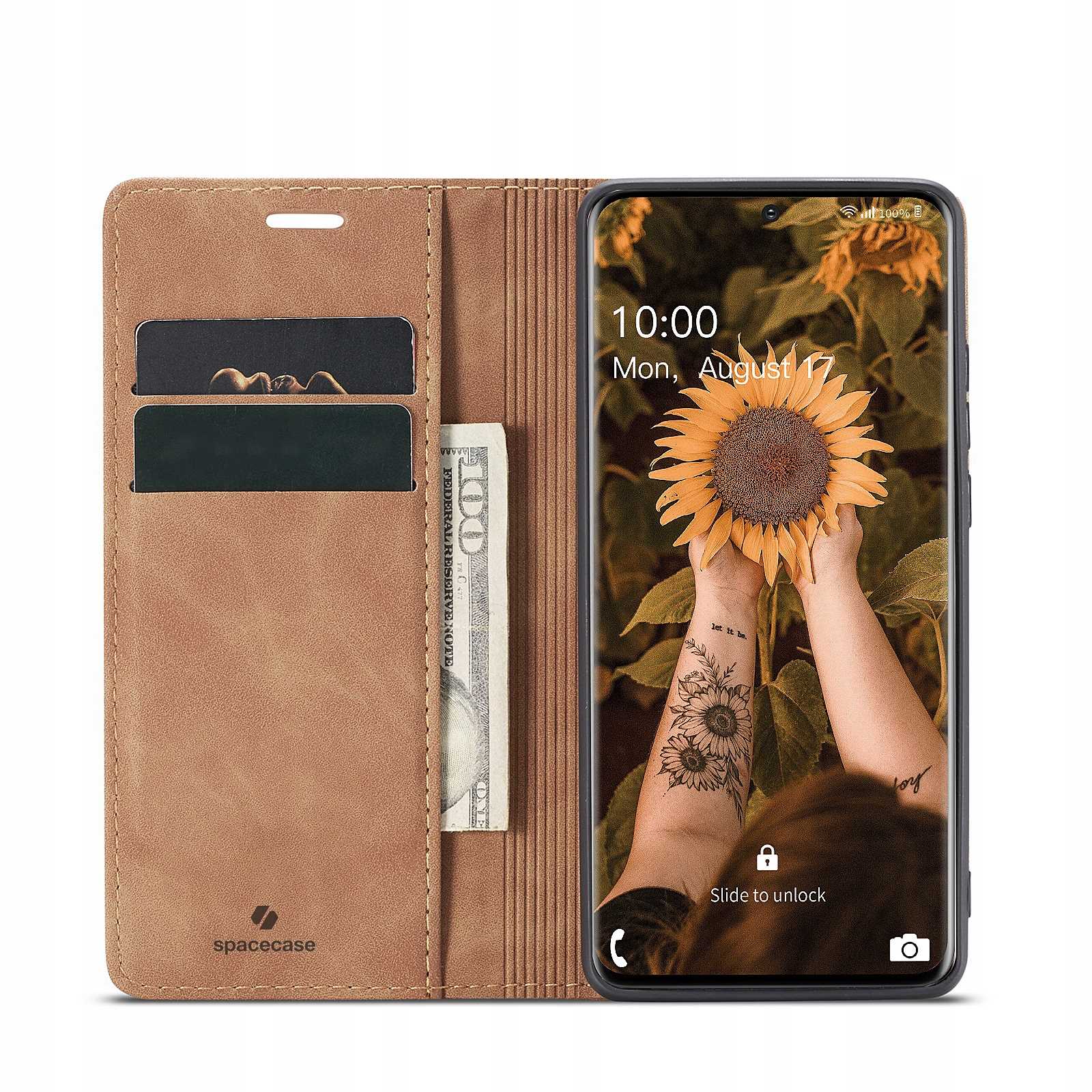 Spacecase Wallet Galaxy S20 light brown