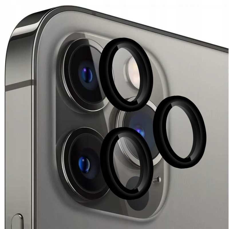 Spacecase Camera Ring iPhone 12 Pro Max black