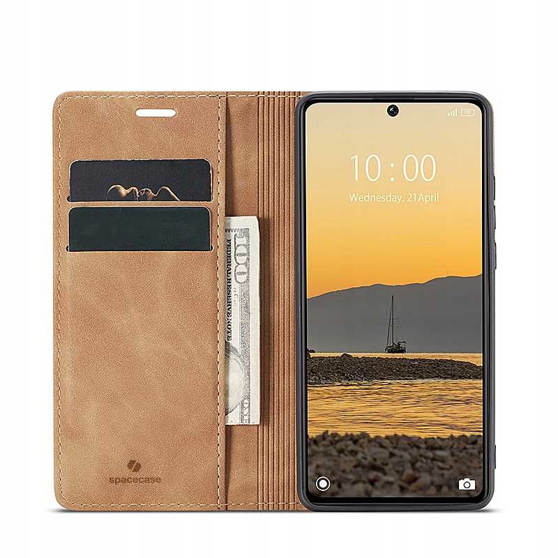 Spacecase Wallet Poco X6 / Rm Note 13 Pro 5G Light Brown