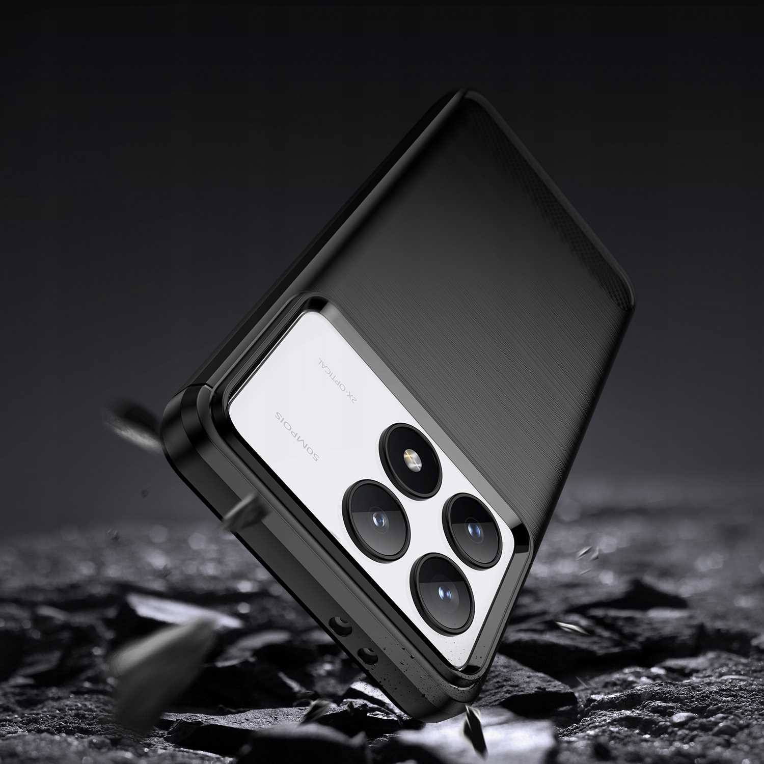 Spacecase Carbon Poco F6 Pro 5G black