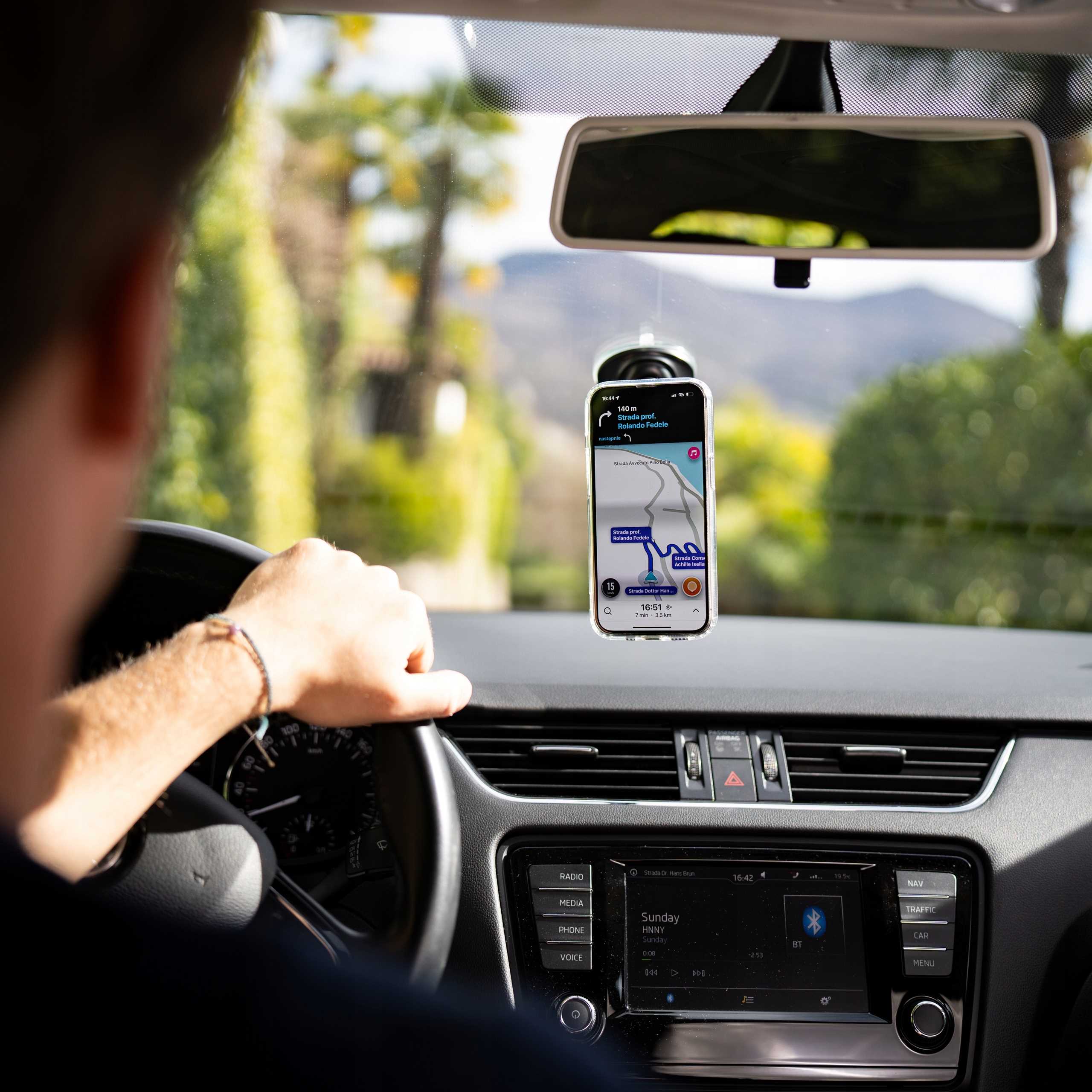 Spacecase Car Holder SC10 Dash/Windshield Magnetic black