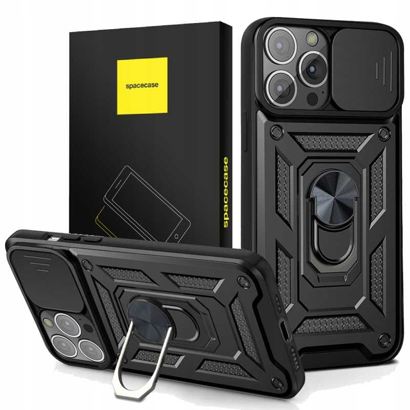 Spacecase Camring iPhone 14 Pro Max black