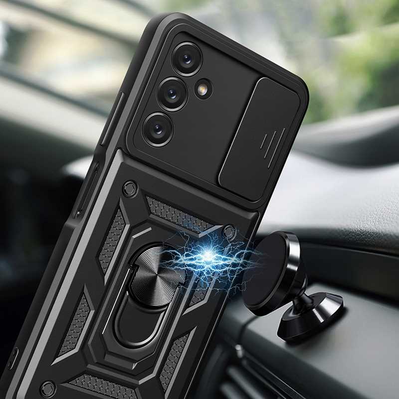 Spacecase Camring Galaxy A24 4G Black