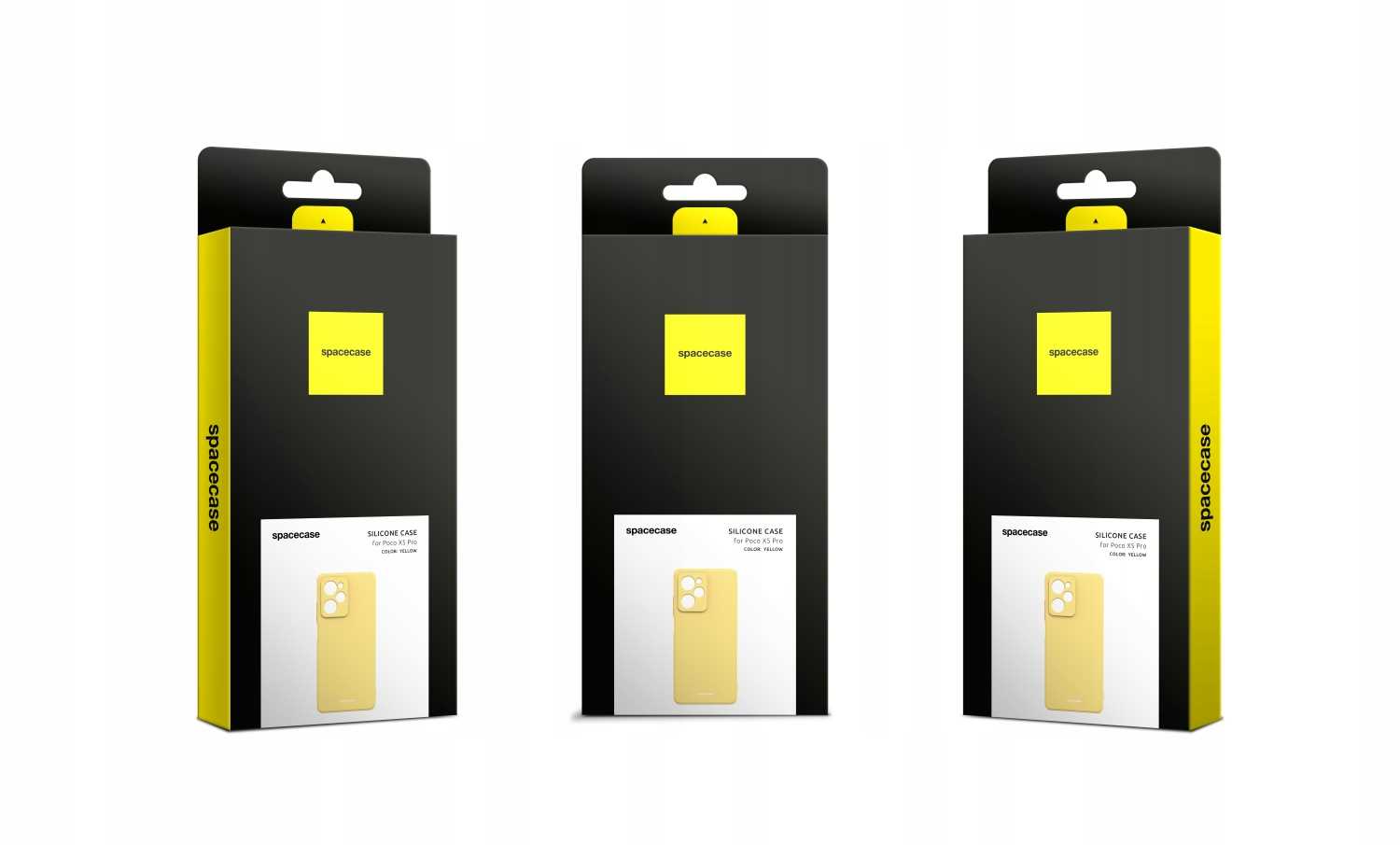 Spacecase Silicone Case Poco X5 Pro 5G yellow