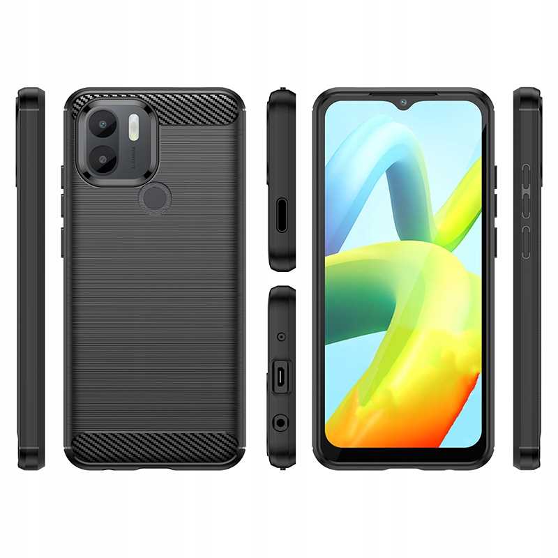 Spacecase Carbon Poco C50 black