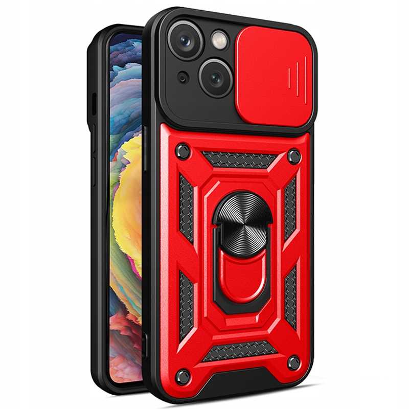 Spacecase Camring Iphone 15 Red