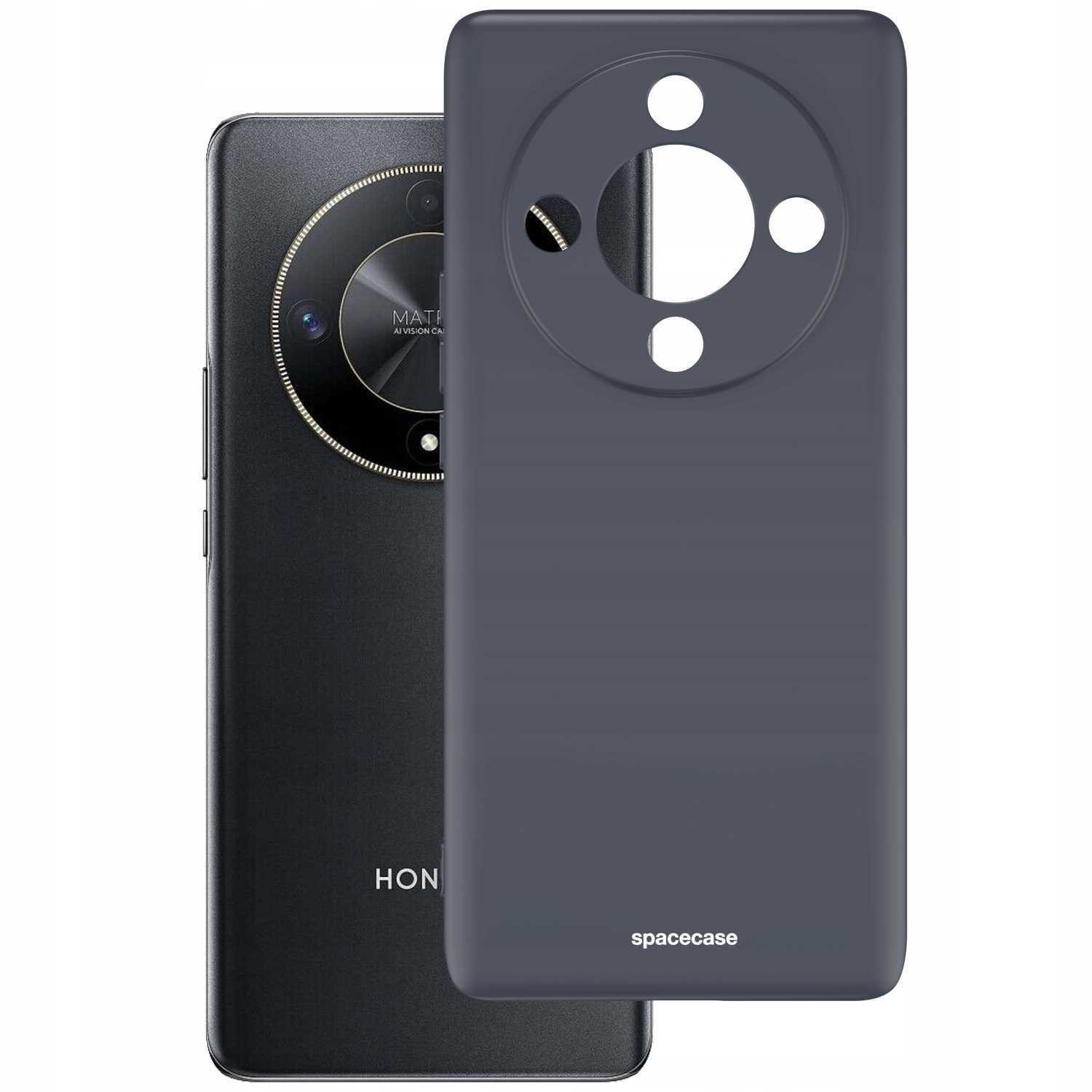 Spacecase Silicone Case Honor Magic 6 Lite Black