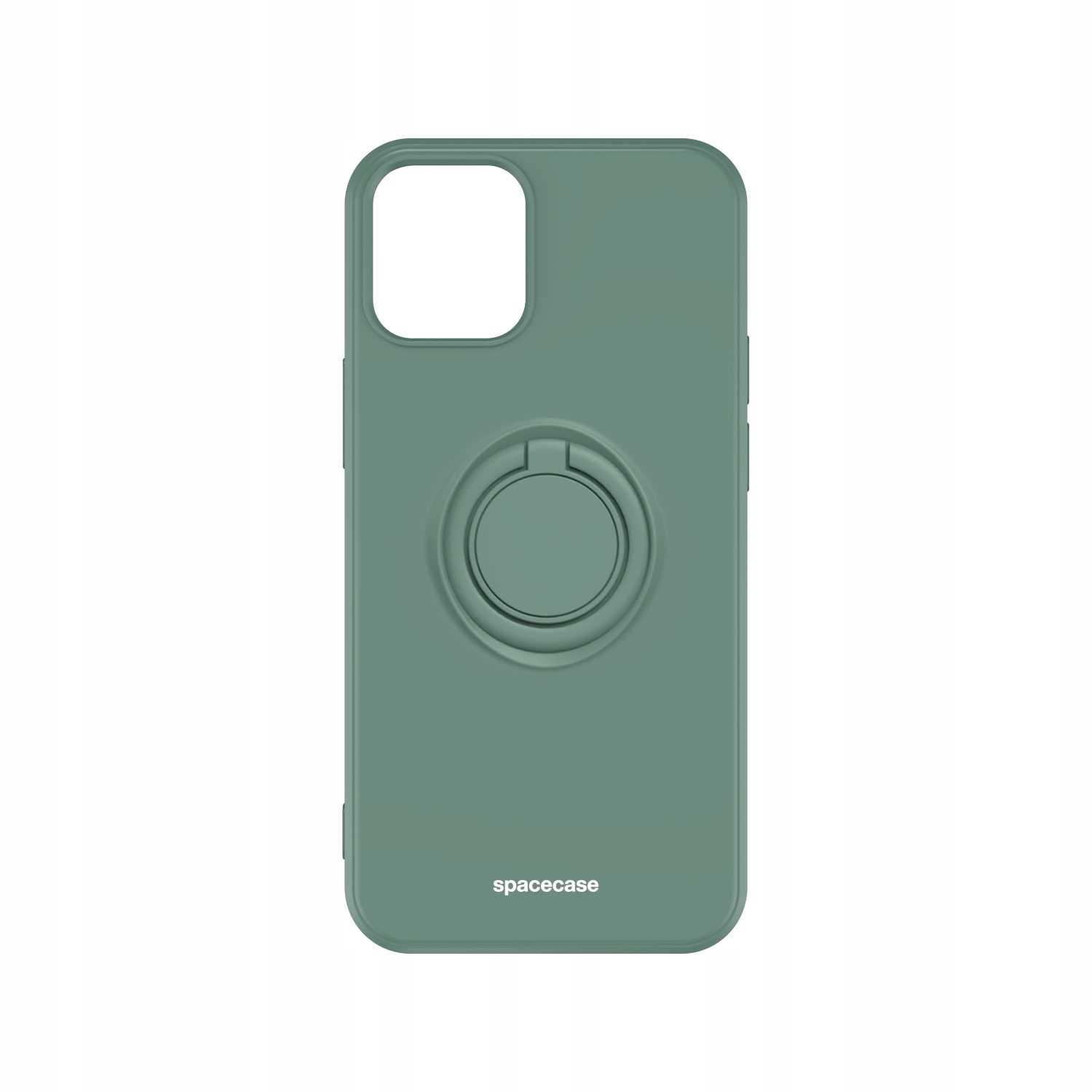 Spacecase Silicone Ring iPhone 12 Mini dark green
