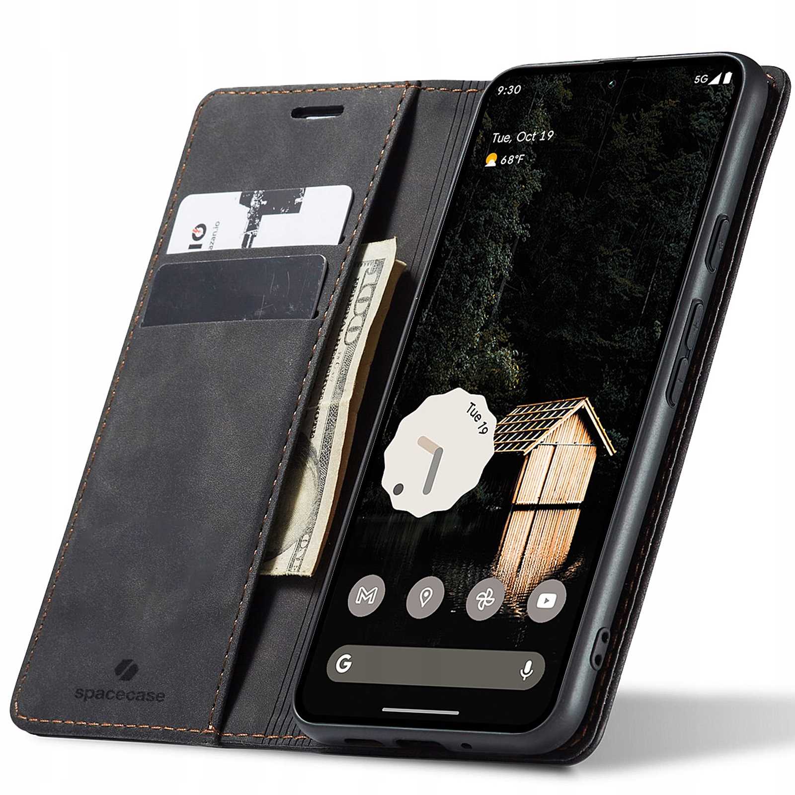 Spacecase Wallet Google Pixel 9 Pro Xl Black