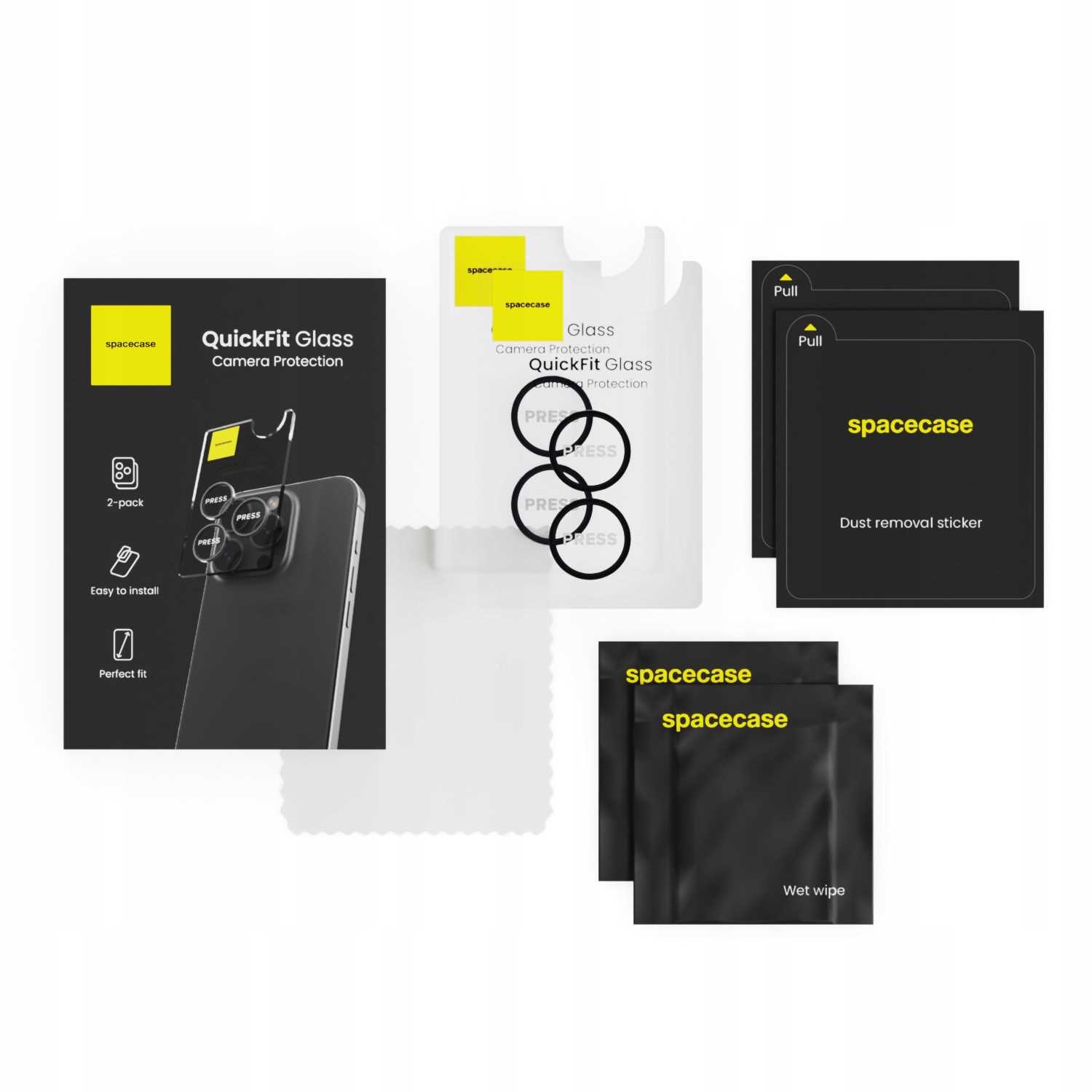 Spacecase Quickfit Camera Iphone 17 Black