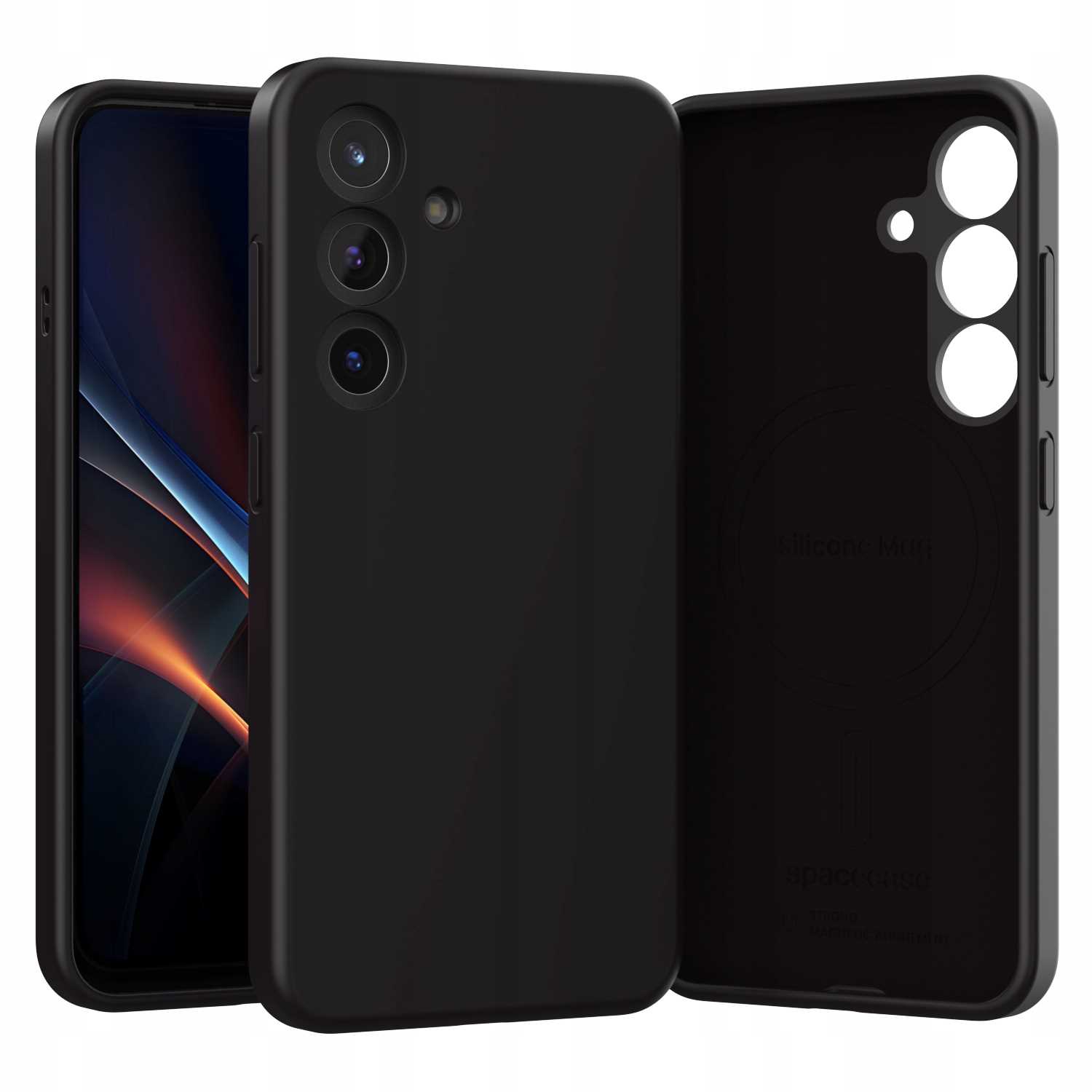 Spacecase Silicone Mag Galaxy S25 black