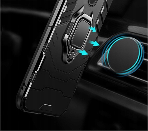 Spacecase X-Ring Galaxy S9+ Czarny