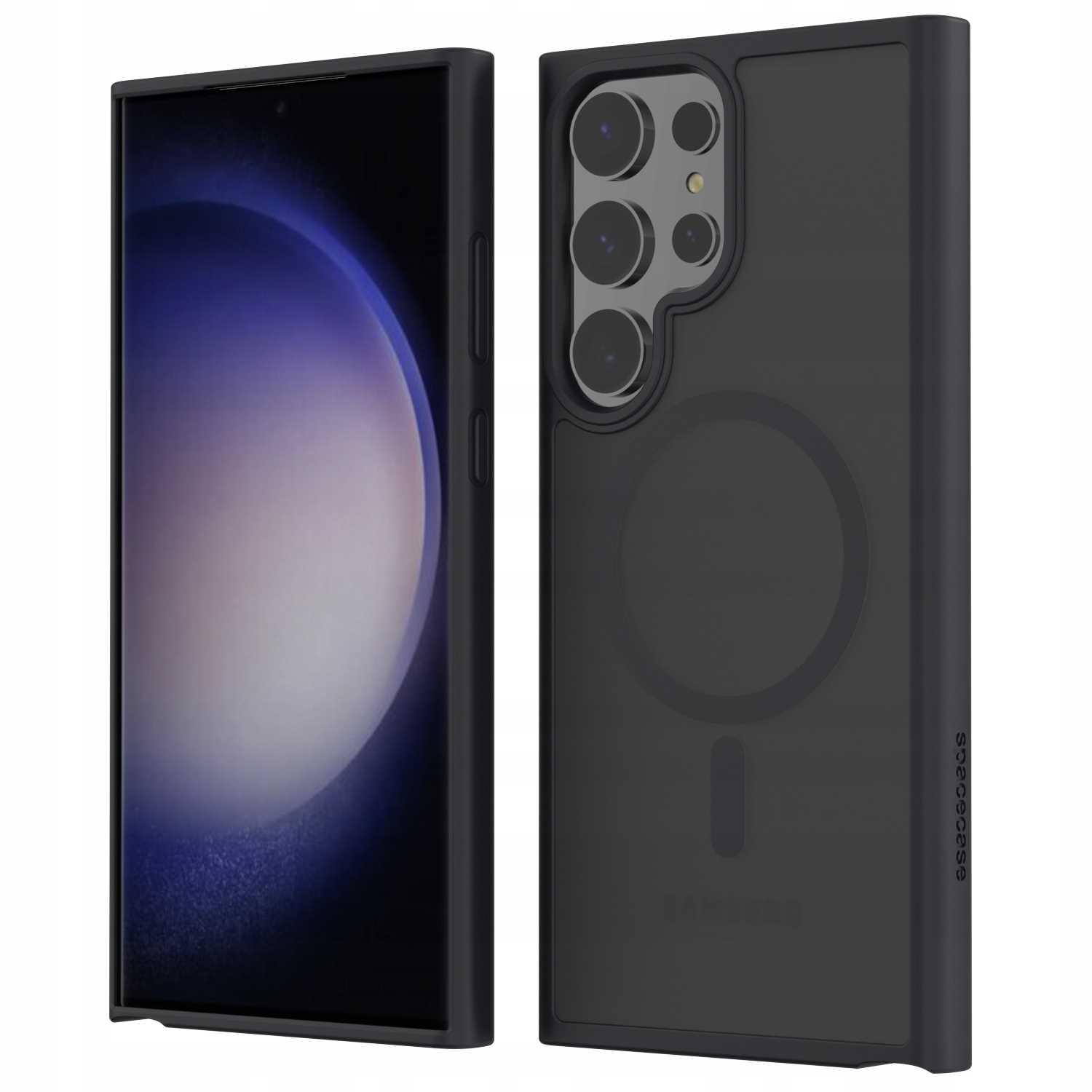 Spacecase Hybrid Mag Galaxy S23 Ultra Black