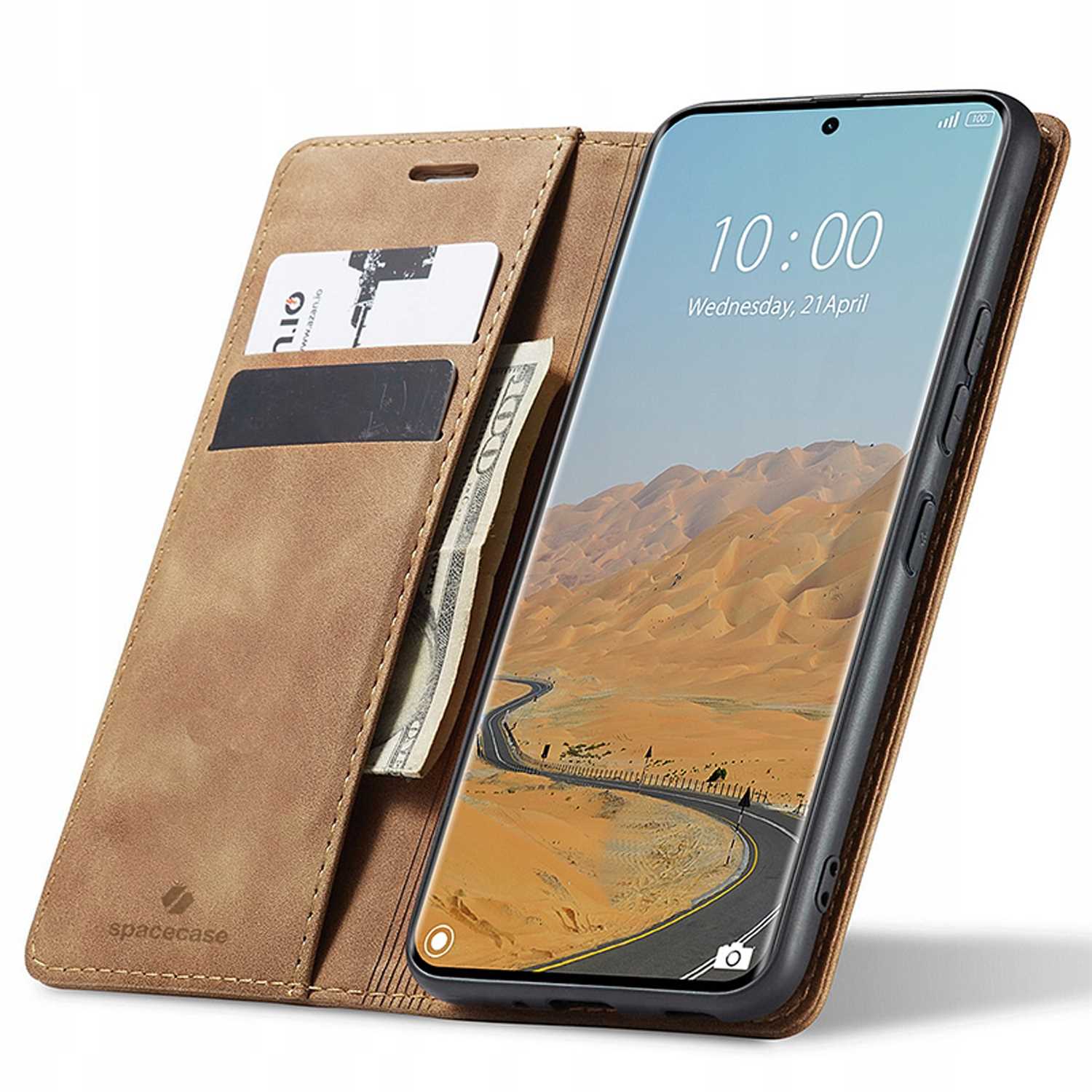 Spacecase Wallet Poco X7/Rm Note 14 Pro/Pro+ 5G Brown