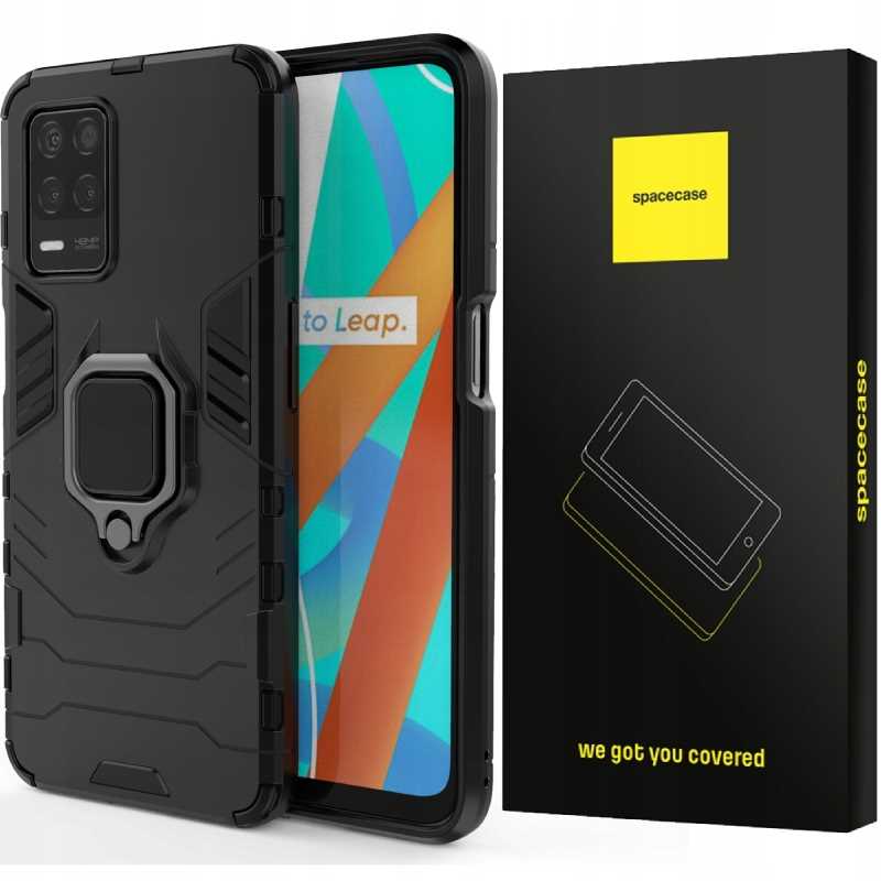 Spacecase X-Ring Realme 8 5G/Narzo 30 Czarny