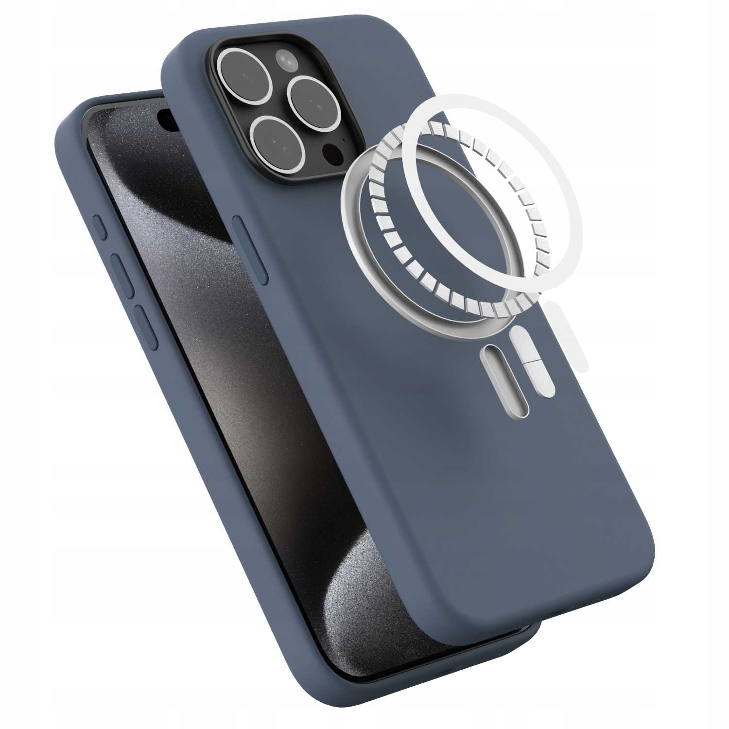 Spacecase Pure Mag iPhone 15 Pro Max dark blue