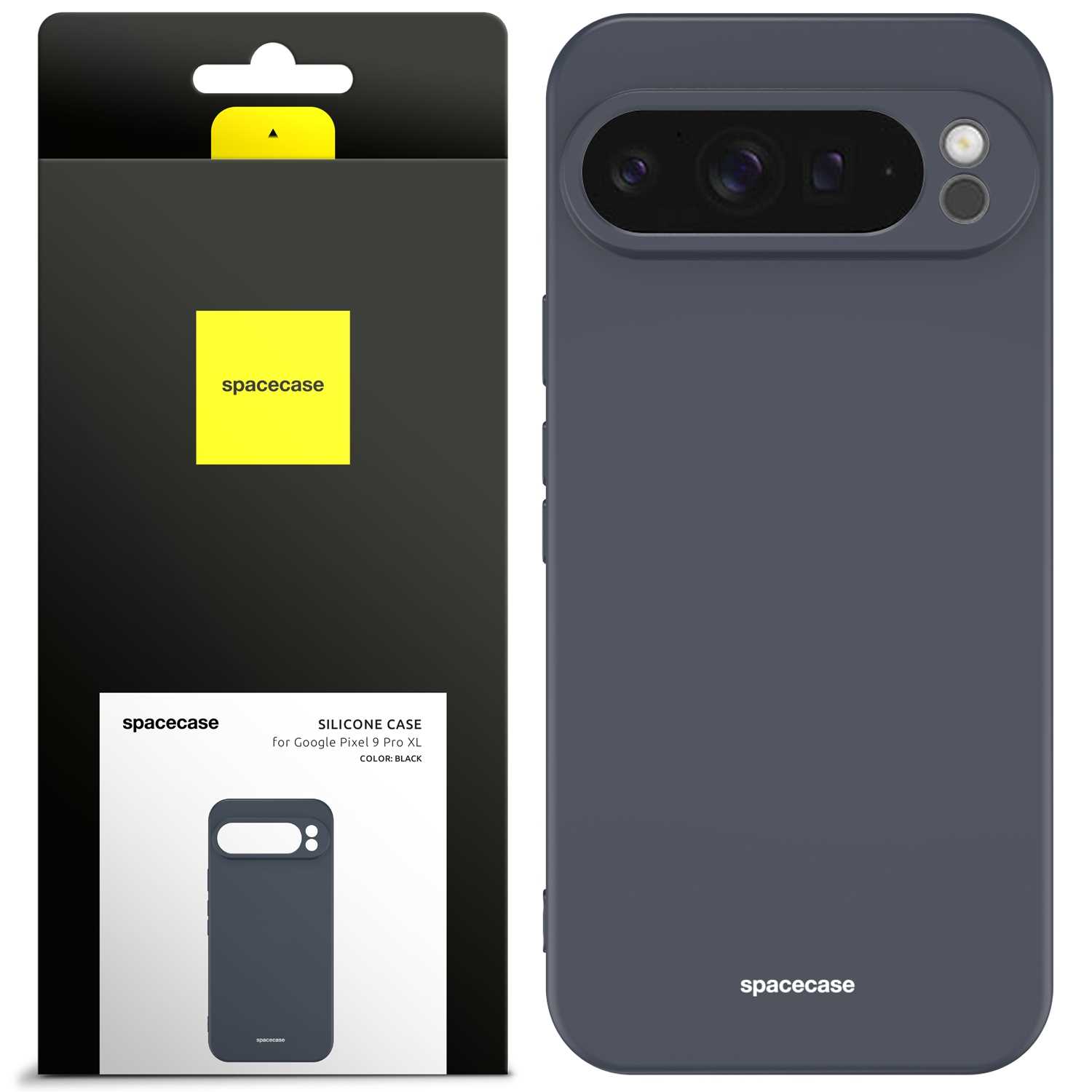 Spacecase Silicone Case Google Pixel 9 Pro Xl Black