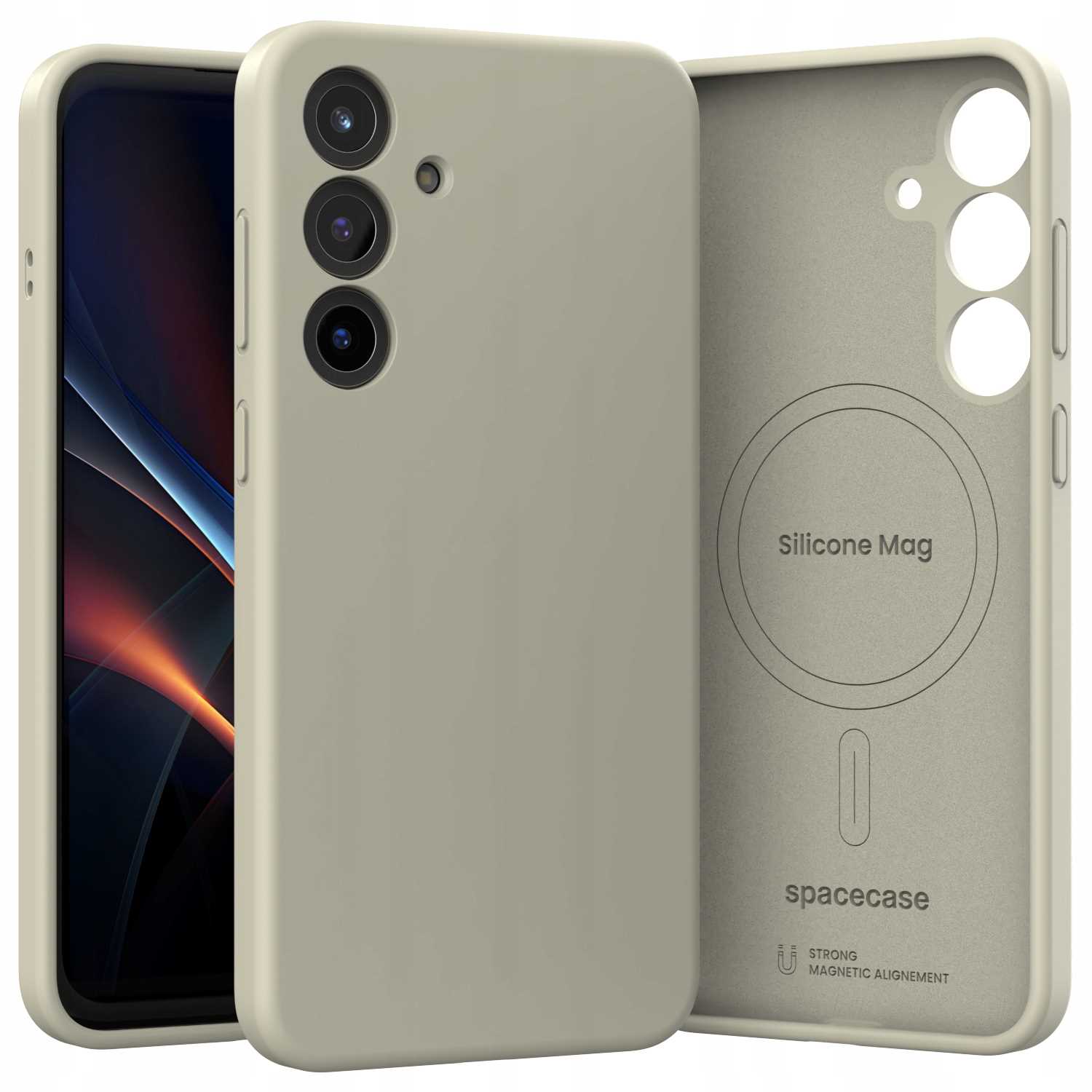 Spacecase Silicone Mag Galaxy S25+ beige