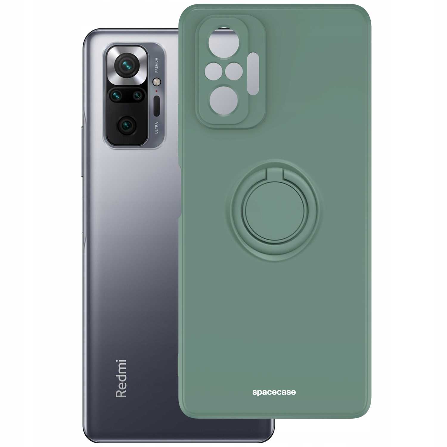 Spacecase Silicone Ring Redmi Note 10 Pro Dark Green