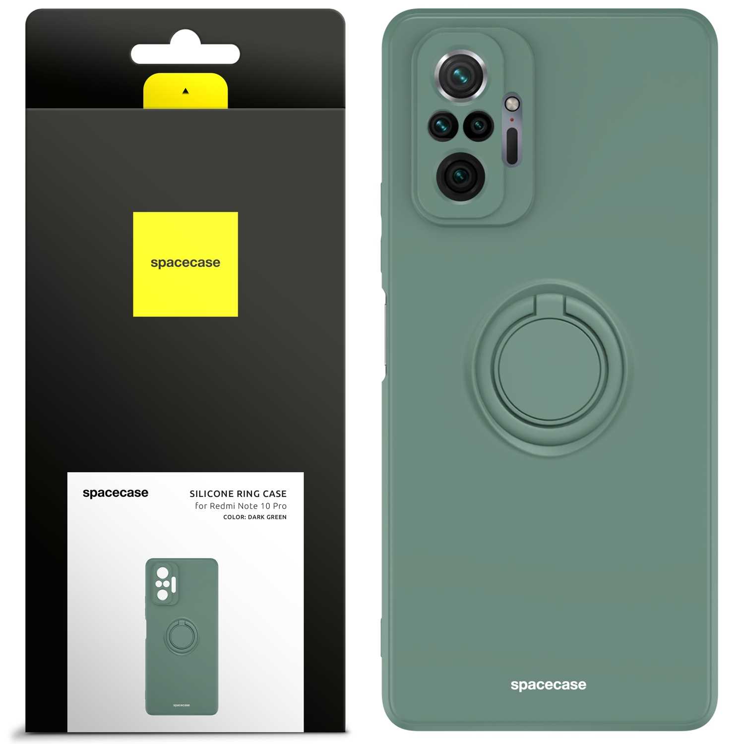 Spacecase Silicone Ring Redmi Note 10 Pro Dark Green