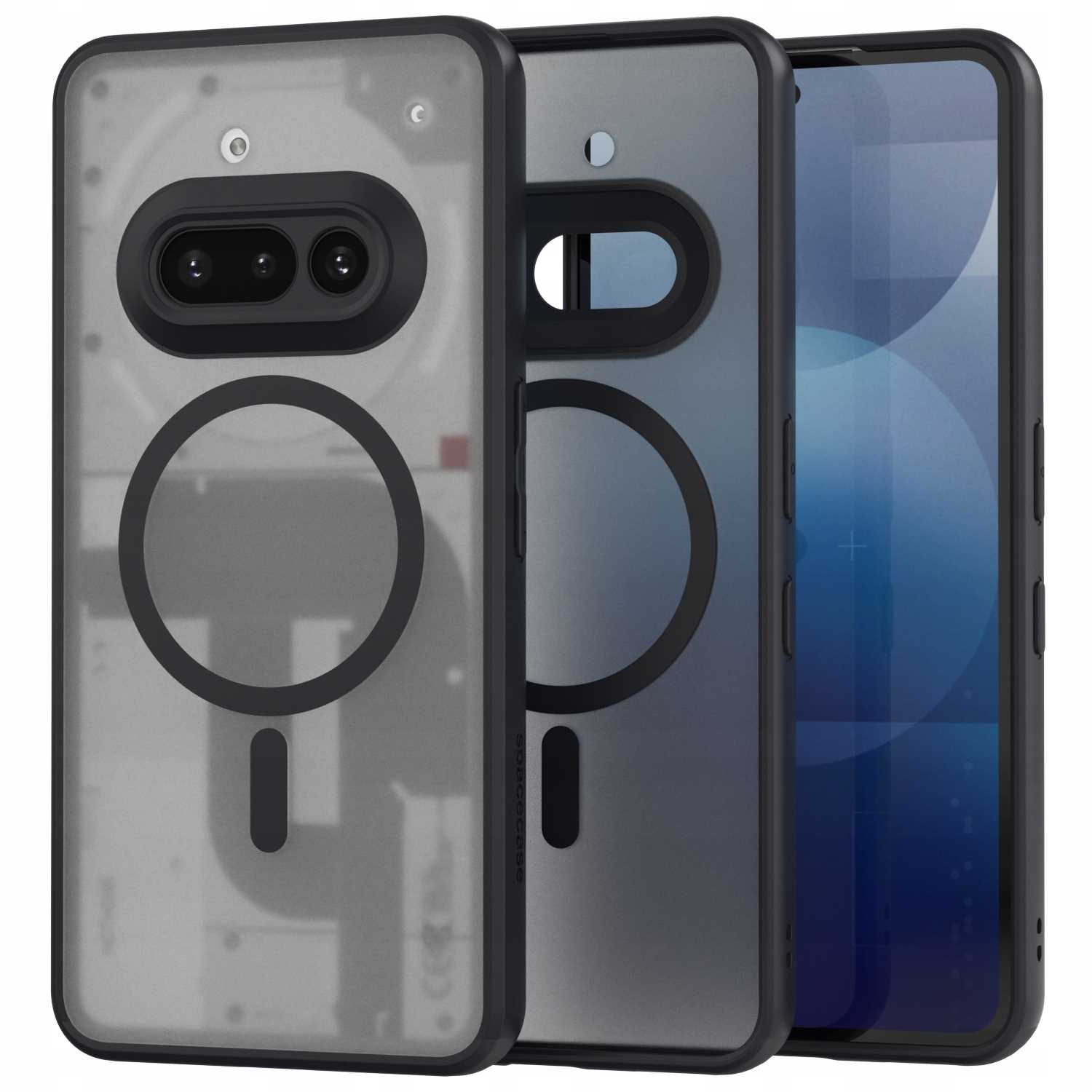 Spacecase Hybrid Mag Nothing Phone 3a black