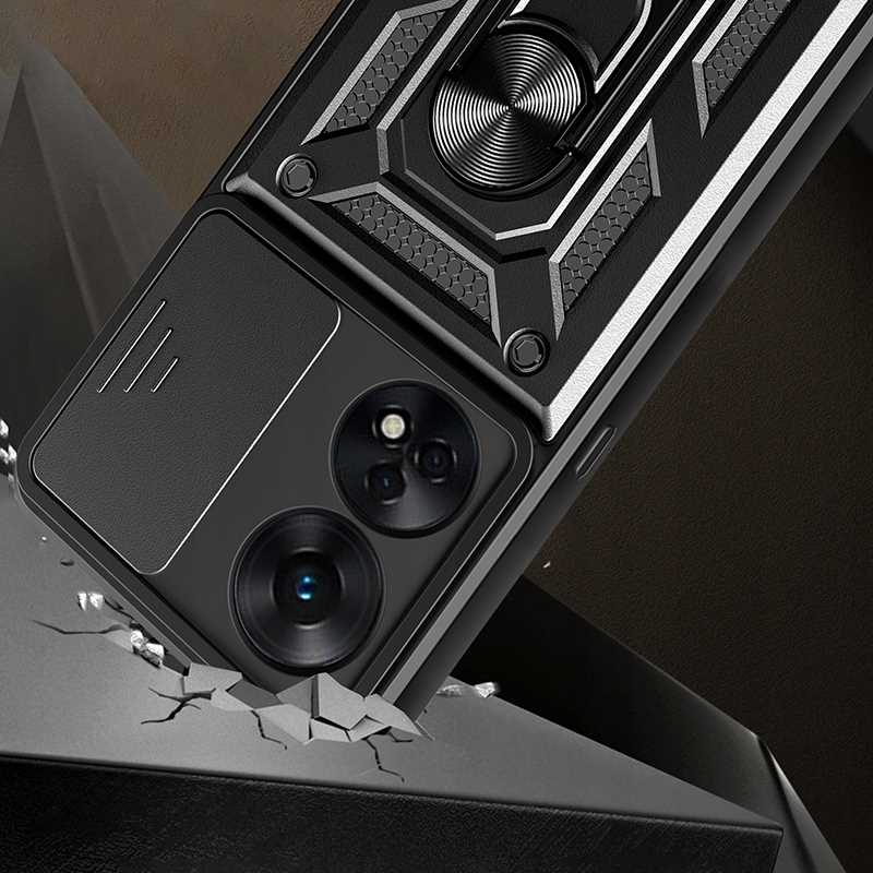 Spacecase Camring Oppo Reno 8T black